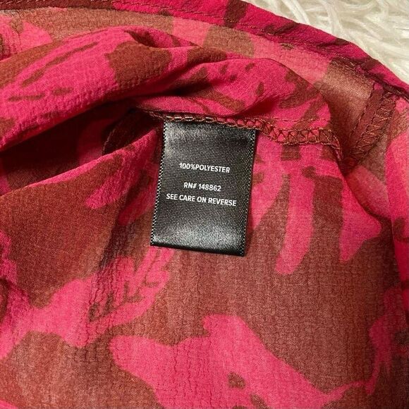 Torrid Lot of 2 Tops Blouses Plus Size 4X Womens Shirts Floral Polka Dot Sheer - Picture 11 of 13